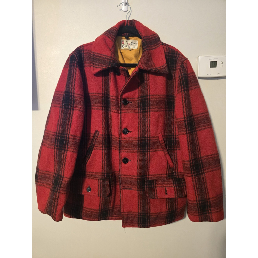 Vintage! King-O- Sports Wool Hunting Jacket Men's Size 42 VGUC